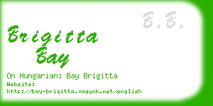 brigitta bay business card